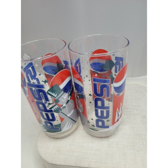 Pepsi Cola Snowman Christmas Winter drinking glasses tumbler 14 oz - Picture 5 of 6